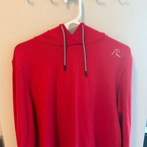 Rhoback Red Hoodie with Embroidered Logo